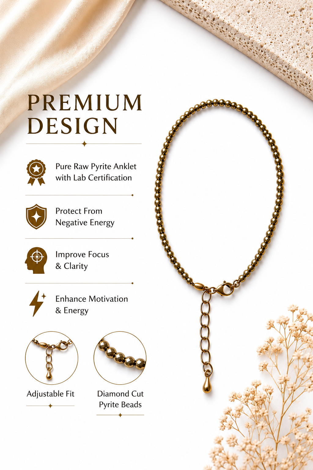 Khatu Shyam Ji Pyrite Crystal Frame | Vastu & Positive Energy Wall Décor | Premium Spiritual Gift